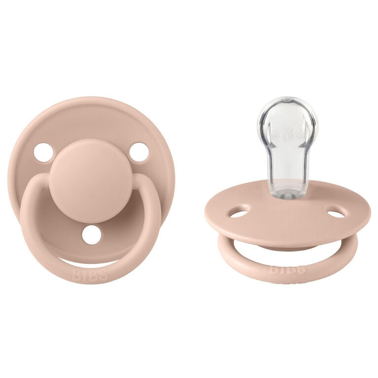BIBS Delux Silicone Blush 2Pack 1Size