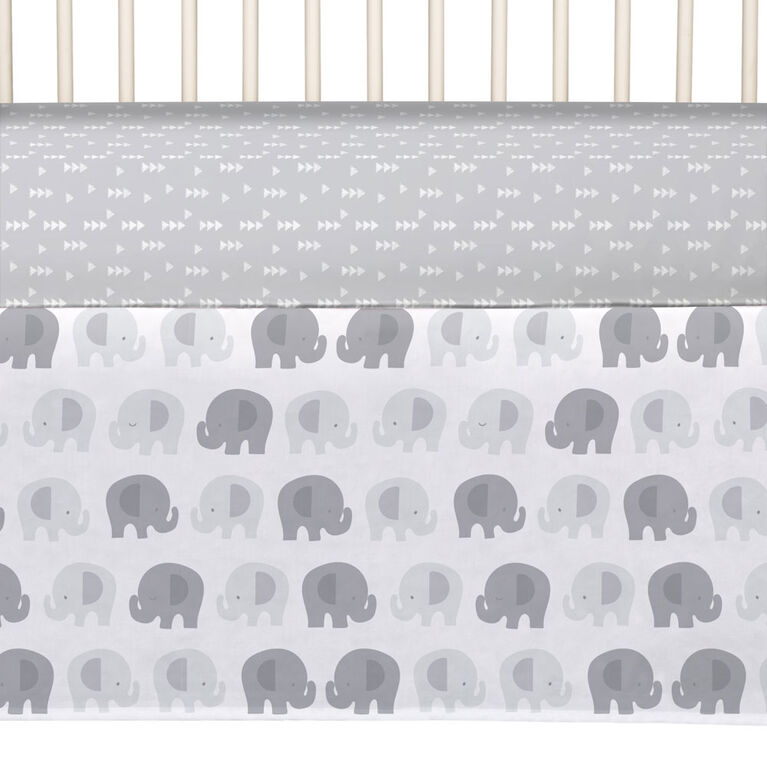 Lolli By Lolli Living 4pc Crib Bedding Set Bailey Elephant