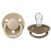 BIBS Delux Silicone Vanilla/Oak 2Pack 1Size