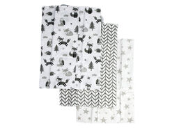 Emballage de 3 serviettes pour le rot en flanelle Koala Baby.