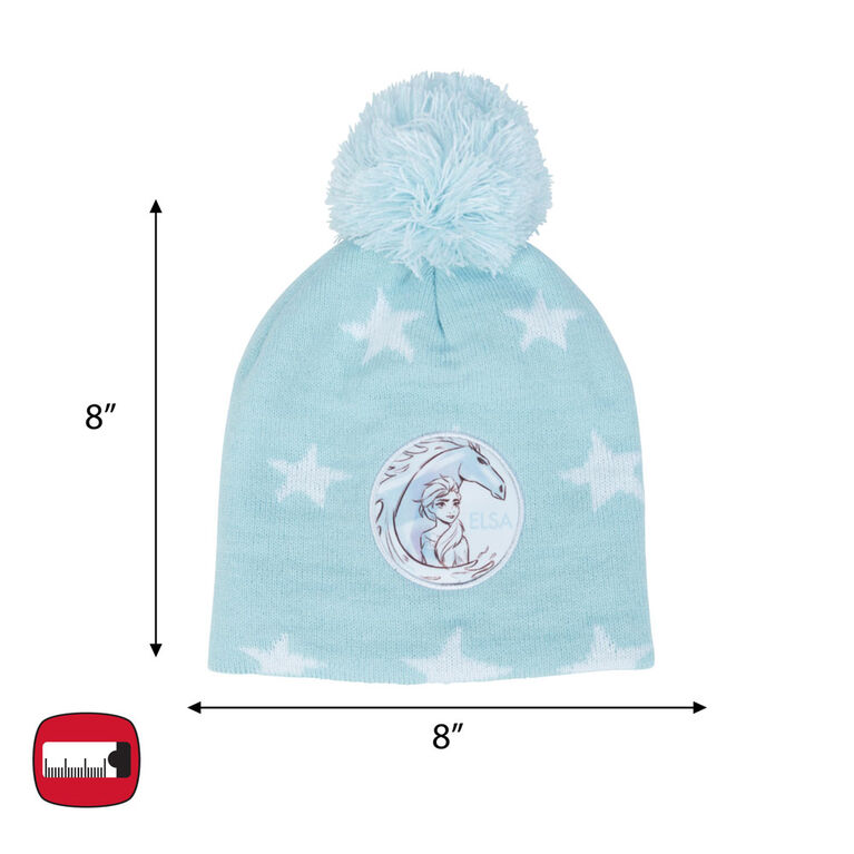 Frozen Ensemble Chapeau Et Gants La Reine Des Neiges Bleu