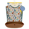3 Pack Simmons Bib Silicone Pocket Taupe