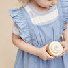 12-18m robe chasuble festive - denim délavé
