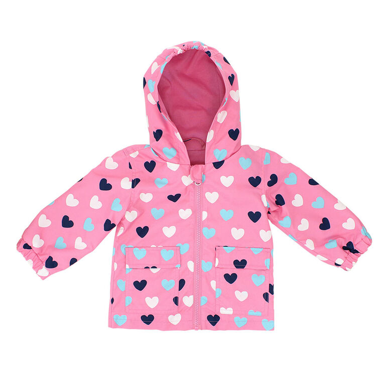 Northpeak Baby Girls Fashion Jacket Candy Pink Hearts 18 Months