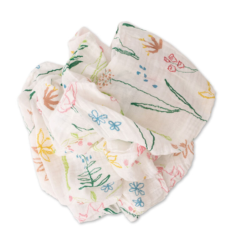 Red Rover Cotton Muslin Swaddle Single Pastel Petal R Exclusive Babies R Us Canada