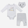 Disney ens.Pantalon Unisexe Gris 0/3M