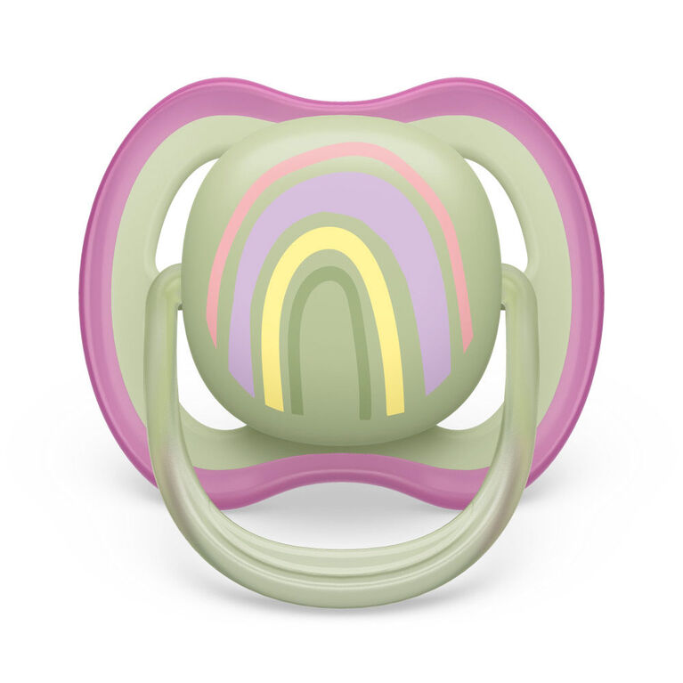 Avent Ultra Air Pacifier 0-6m sun/ rainbow 2pk