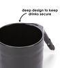 Diono Car Seat Cup Holders for Radian, Everett and Rainier Car Seats, Pack of 2 Cup Holders, Black