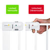 Safety 1st Hands Free Auto-Close Gate - White