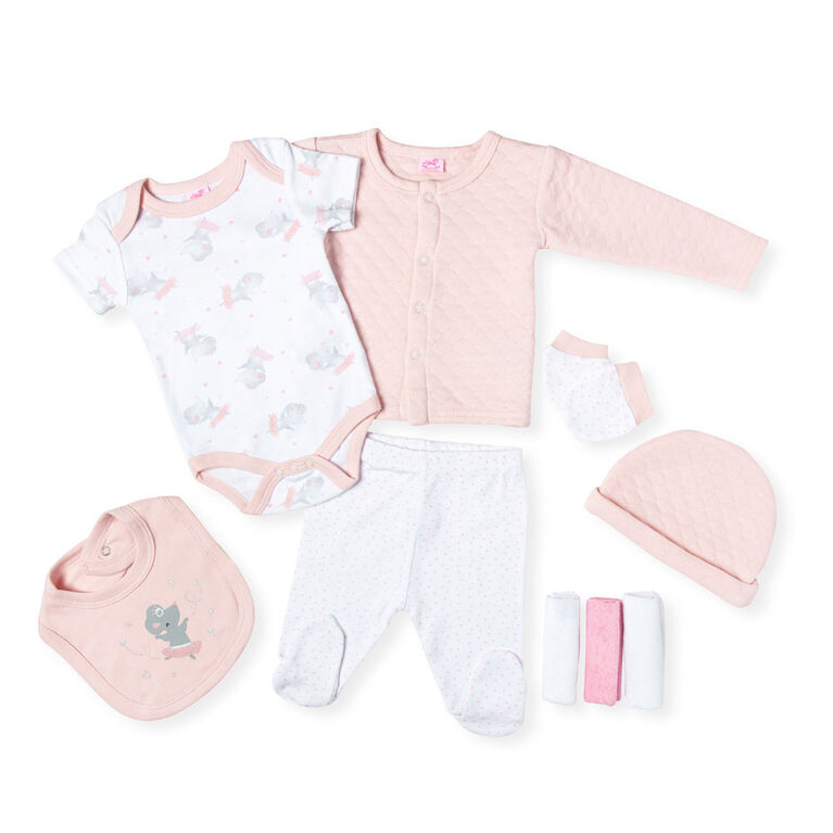 Rock a Bye Baby - Ballerine Mouse 9 Pc Quilted Set - 3-6 Months
