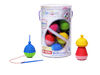 Perles éducatives 5 en 1 - Tube de 24 pcs LALABOOM