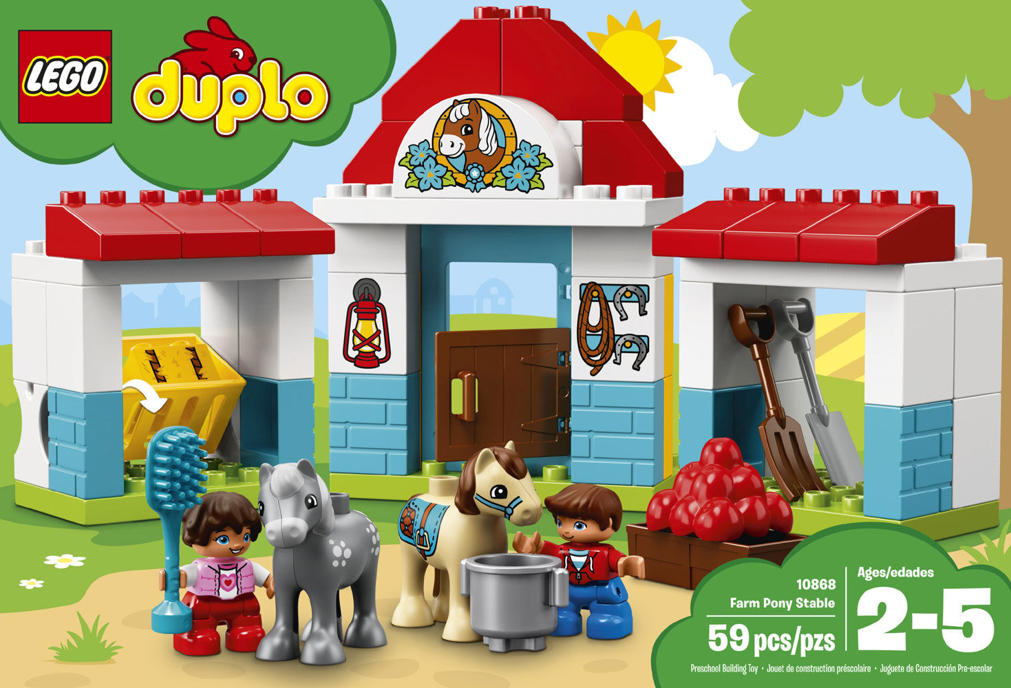 lego duplo 10868 farm pony stable