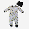 Batman Sleeper With Hat Grey 24M