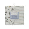 Koala Baby 2 Pack Flannel Sheet Woodland/Stripes