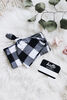 Itzy Ritzy cocon cutie gingham noir et blanc
