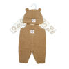 Baby Mode Ensemble pull Sherpa 3 pi&egrave;ces : Lion marron 18M