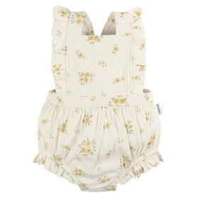 Gerber Childrenswear - Romper with Ruffle Bouquets