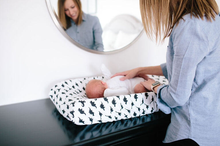 Copper Pearl Wild Diaper Changing Pad Cover