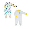 Koala Baby Boys 2 Pack Sleeper - Lions Yellow, Preemie