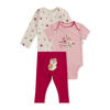 Ensemble 3 Pièces Turn Around De Koala Baby Poudre 3-6M