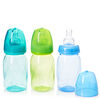 Evenflo Vented + Tinted 4oz Polypropylene Bottles 3-Pack - Teal/Green/Blue