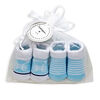 Tendertyme  2 Pack socks in Mesh bag: Blue