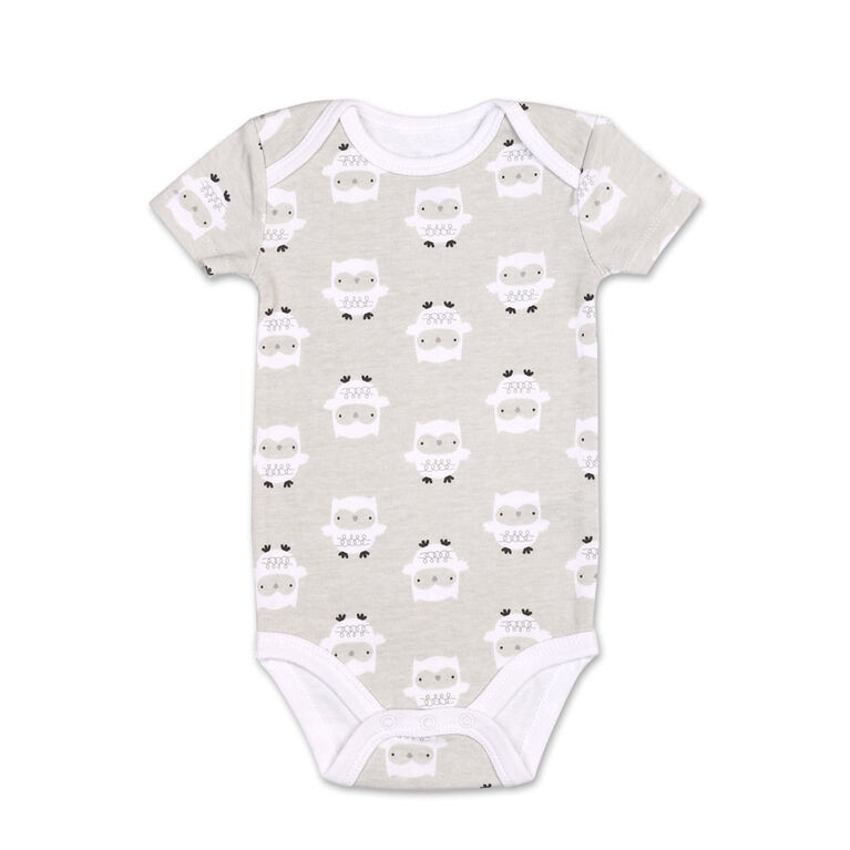 Koala Baby 4Pk Short Sleeved Bodysuit, N Watch Me Grow, Preemie