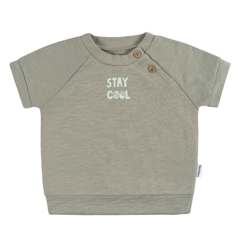 Gerber Childrenswear - 2-Piece Shirt + Top Set - Palms - 6-9M
