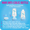 MAM Biberon anti-colique MAM, 9 oz, 2 unités - bleu.