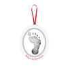 Cadre photo ornemental Babyprints – Oval en bois