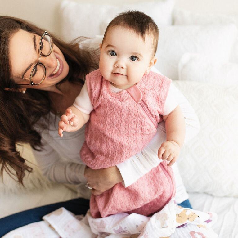 Perlimpinpin-Waffle muslin sleep bag 1.0 TOG-Petra-0-6m