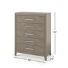 Child Craft Kieran 5 Drawer Chest, Crescent Gray
