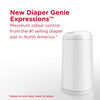 Poubelle à couches Diaper Genie Expressions - Blanc pur