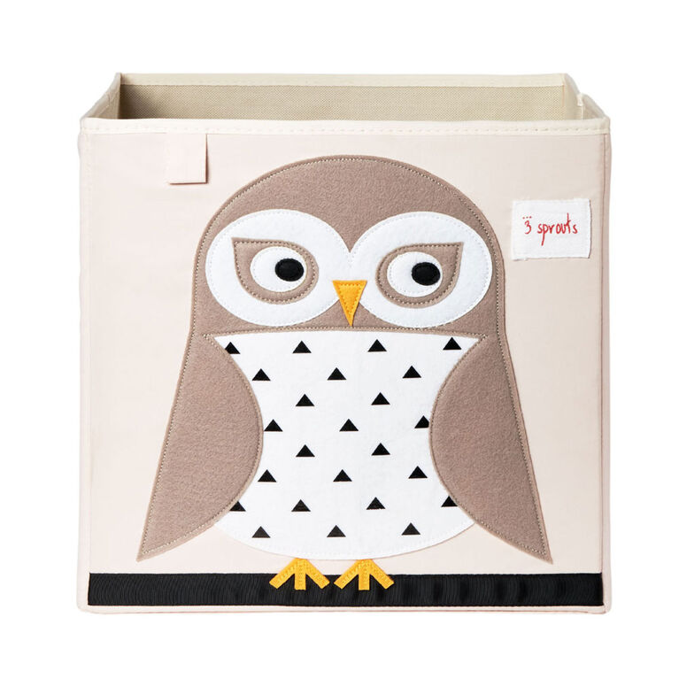 3 Sprouts Storage Box - Owl