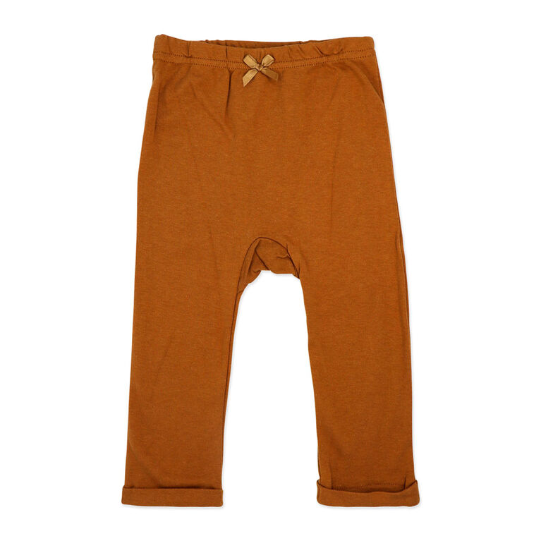 Baby Mode Ensemble veste 3 pièces en velours côtelé :Fleur sauvage brune  12M