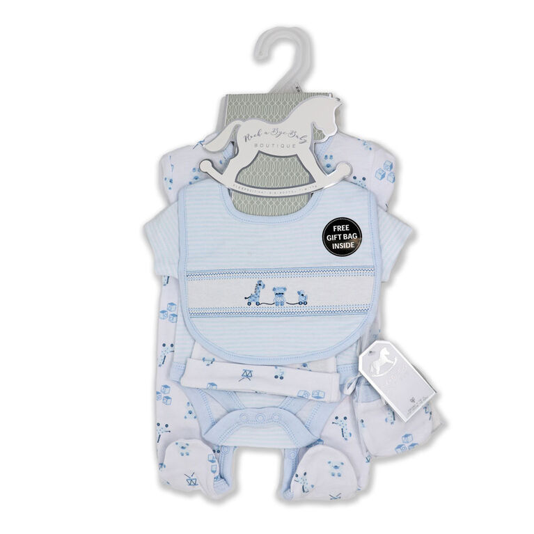 rock un bébé au revoir 5 Boîte à jouets pièce bleu Nouveau-né