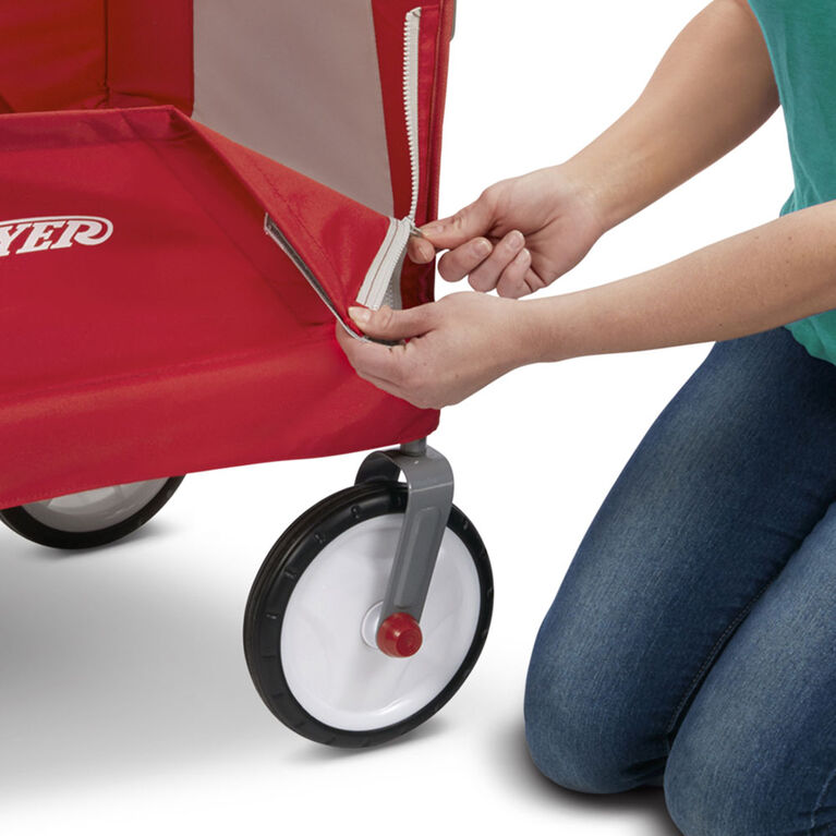 Radio Flyer 3-in-1 EZ Fold Wagon with Canopy