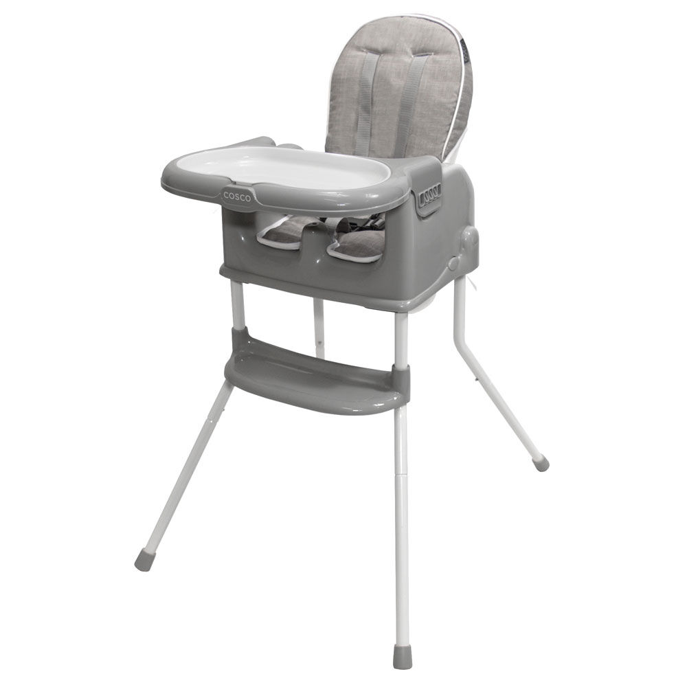 Cosco Sit Smart 4 In 1 High Chair Grey Linen