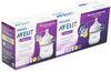 Philips Avent Natural Baby Bottles, Clear, 4oz, 5pack bundle SCF010/5PK