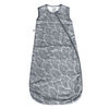 Perlimpinpin-Muslin sleep bag 1.5 TOG-Charcoal leaves-0-6m