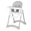 Solid Times Lightweight Portable Highchair-Grey