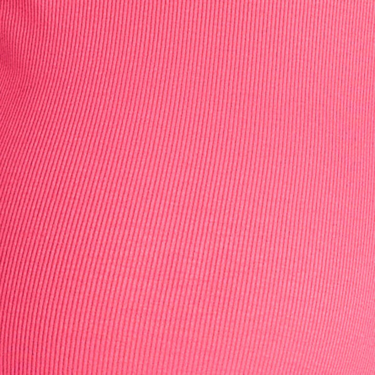 Motherhood Rib Halter Tank-Pink-L