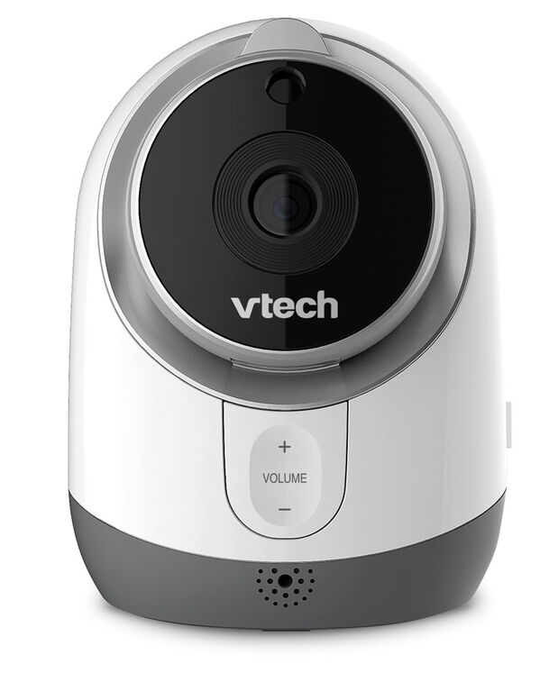 VTech Moniteur de bébé numérique de 2,8 po à couleur intégrale et vision nocturne automatique - blanc