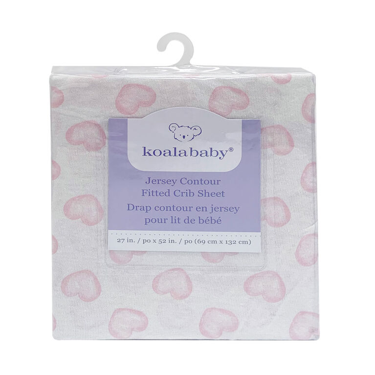 Koala Baby - Jersey Crib Sheet - Pink