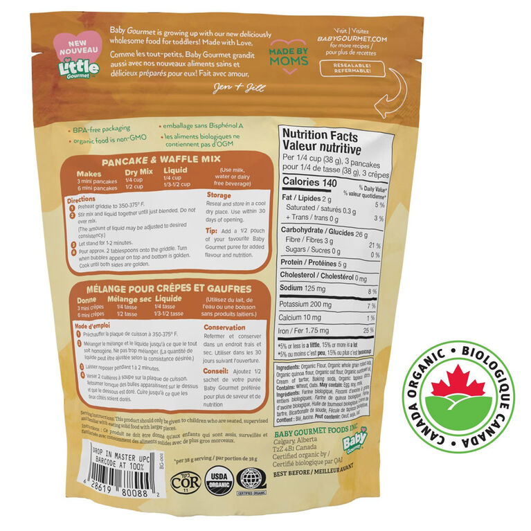 Little Gourmet Organic Pancake & waffle mix