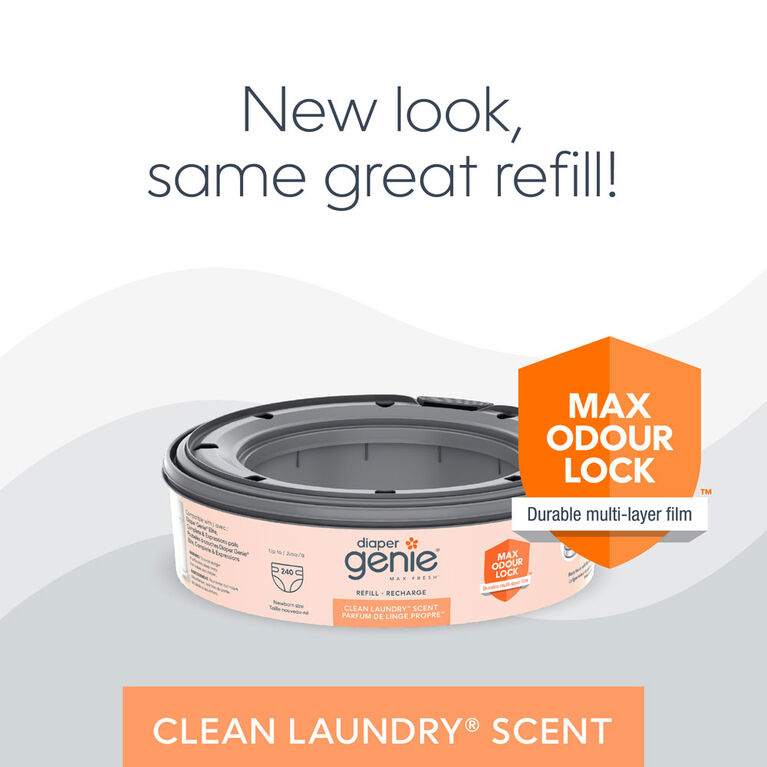 Diaper Genie Max Fresh Round Refill 3-pack