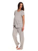 Chloe Rose 2 Piece Maternity & Nursing Pant Set Grey