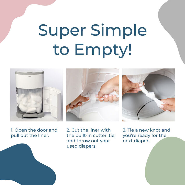 Dekor Plus Diaper Pail Refills | 2 Count