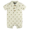 Gerber Childrenswear - Short Sleeve Collar Romper - Turtle