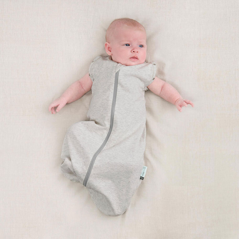 ergoPouch - Cocoon Swaddle Bag 0.2 TOG - Grey Marle - 6 to 12 Months